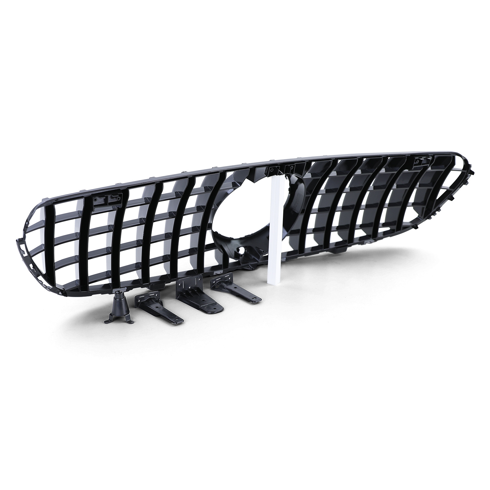 Autogrille - geschikt voor Mercedes GLC X253 vanaf 15 - Sport optiek - Glans Zwart/Chroom