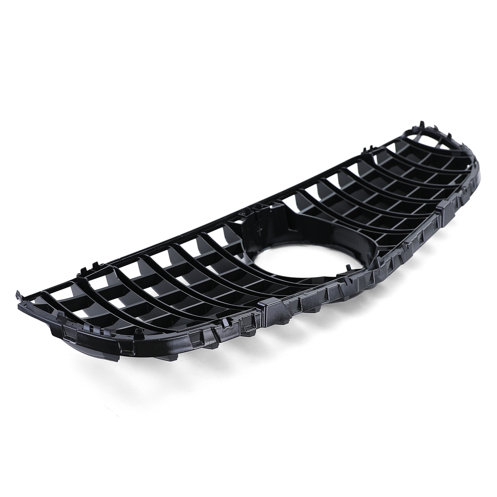 Autogrille - geschikt voor Mercedes GLC X253 vanaf 15 - Sport optiek - Glans Zwart/Chroom