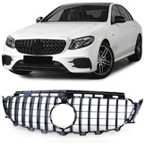 Autogrille geschikt voor Mercedes E-klasse W213 S213 16-20 - Sport optiek - ZWART GLANS