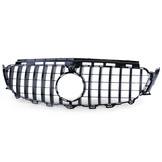 Autogrille geschikt voor Mercedes E-klasse W213 S213 16-20 - Sport optiek - ZWART GLANS