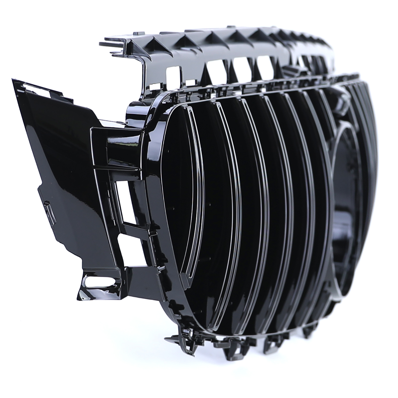 Autogrille - Mercedes E-klasse W213 S213 16-20 - Sport optiek - ZWART GLANS