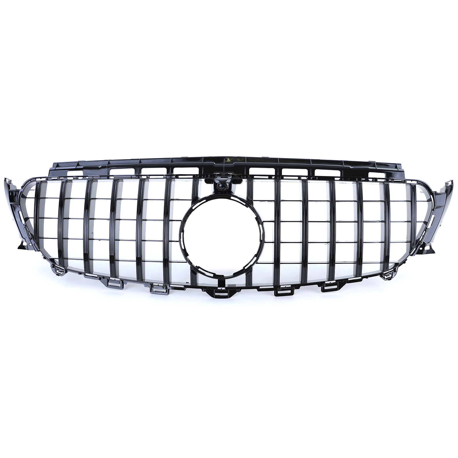 Autogrille geschikt voor Mercedes E-klasse W213 S213 16-20 - Sport optiek - ZWART GLANS