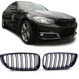 Sport grille - geschikt voor BMW 3 Serie GT F34 - dubbele stang - zwart glans