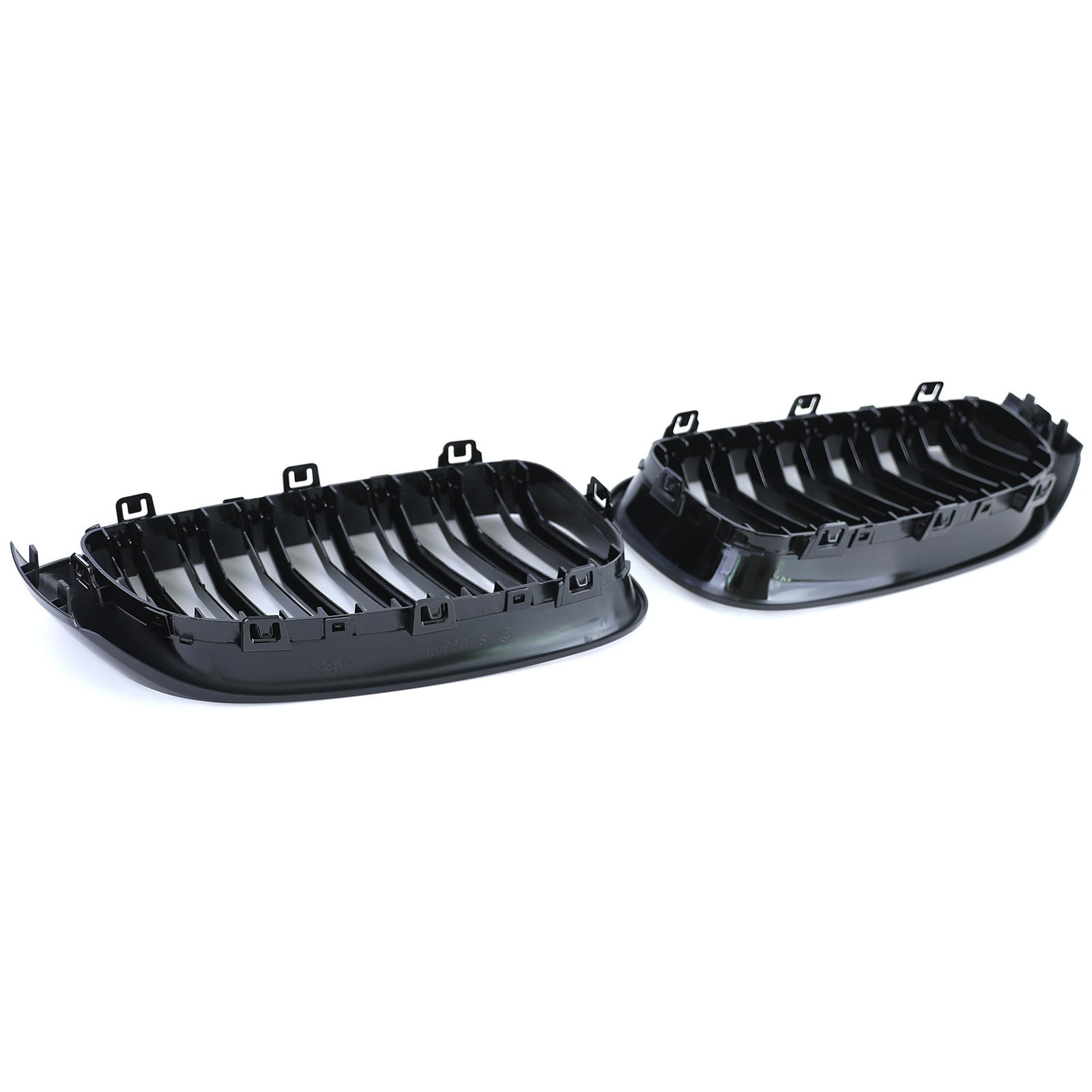 Sport grille - geschikt voor BMW 3 Serie GT F34 - dubbele stang - zwart glans