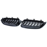 Sport grille - geschikt voor BMW 3 Serie GT F34 - dubbele stang - zwart glans