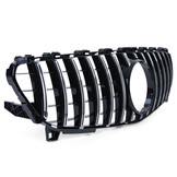 Autogrille - Mercedes A-klasse W176 15-19 - Zwart Glans/Chroom - Sportieve look