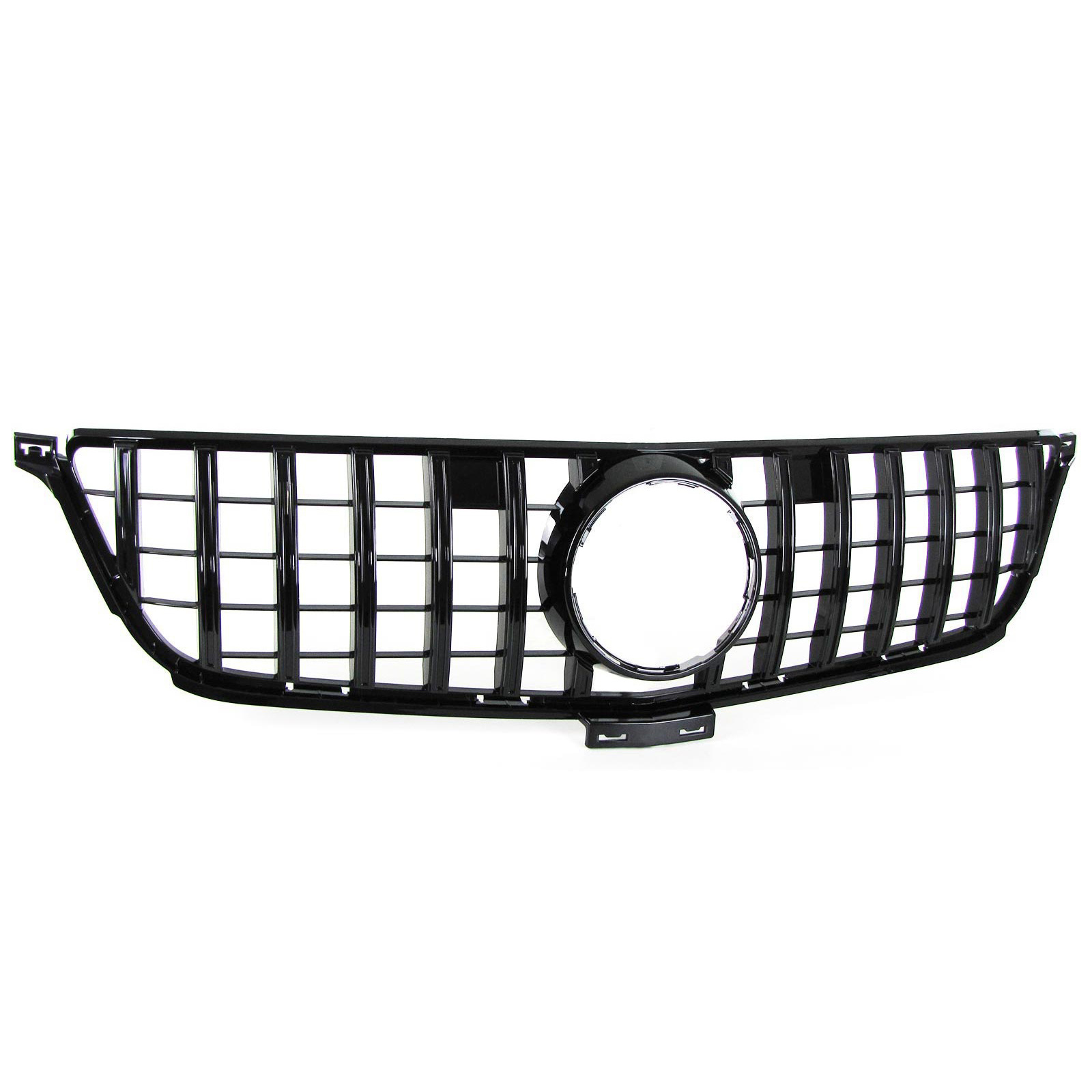 Autogrille geschikt voor Mercedes ML W166 11-15 - Sportieve zwarte glanzende look