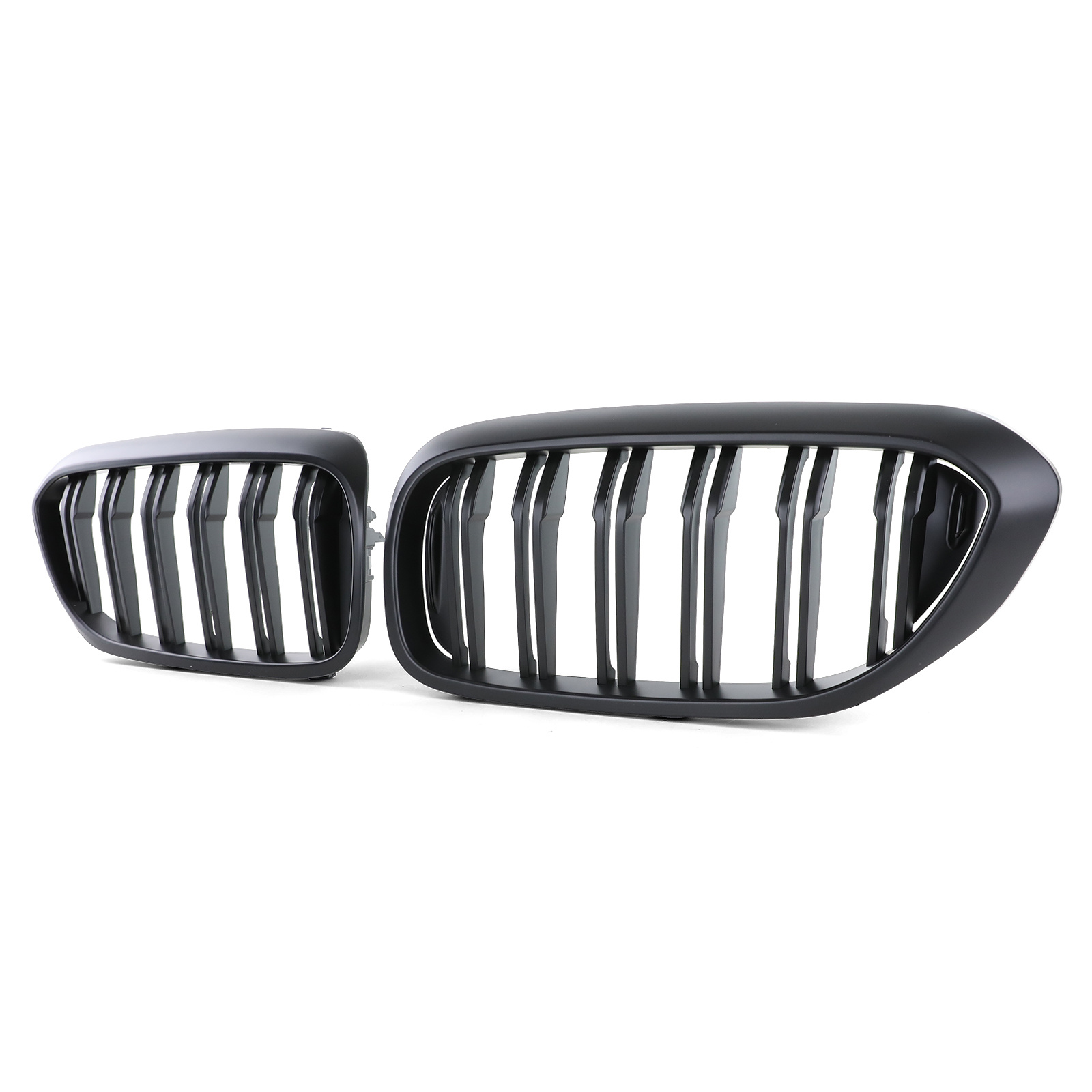 Autogrille - BMW 5er G30 G31 17-20 - Performance zwart mat - Dubbele spijl