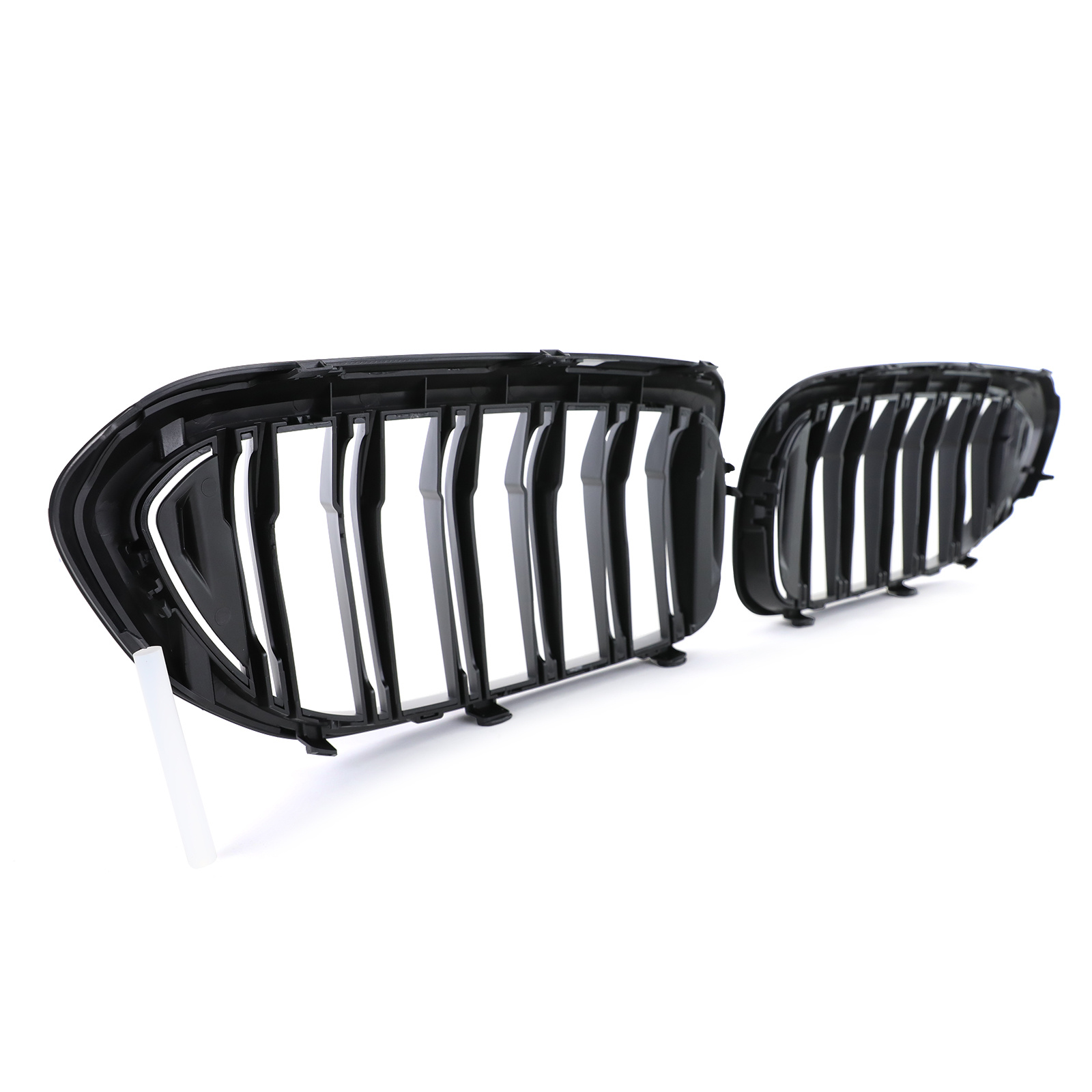Autogrille geschikt voor BMW 5er G30 G31 17-20 - Performance zwart mat - Dubbele spijl