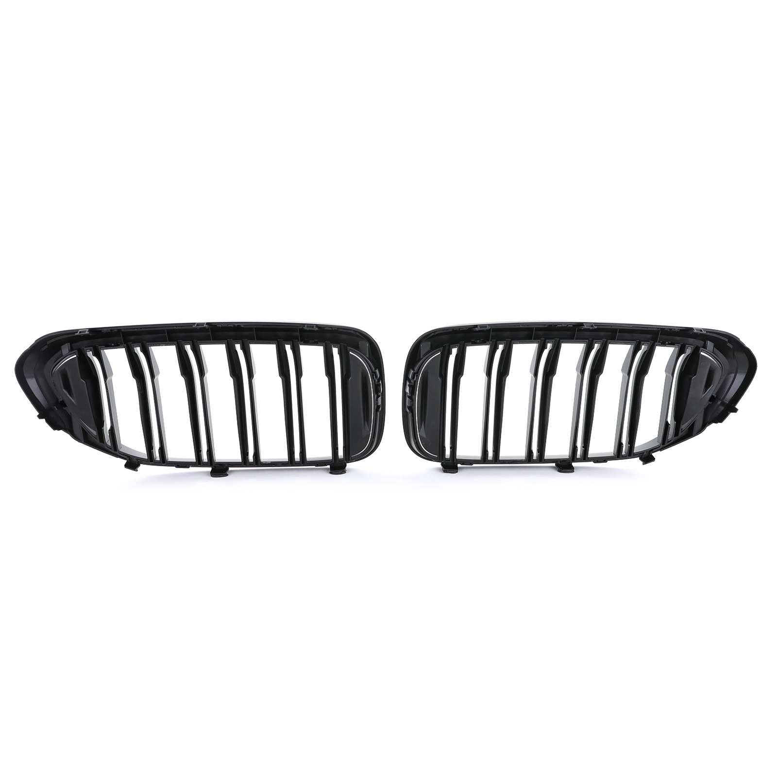 Autogrille geschikt voor BMW 5er G30 G31 17-20 - Performance zwart mat - Dubbele spijl
