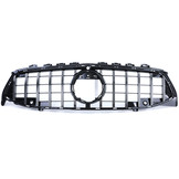Autogrille geschikt voor Mercedes CLA C118 X118 - Zwart Glans/Chroom - Sport Optiek