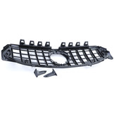 Autogrille geschikt voor Mercedes CLA C118 X118 - Zwart Glans/Chroom - Sport Optiek