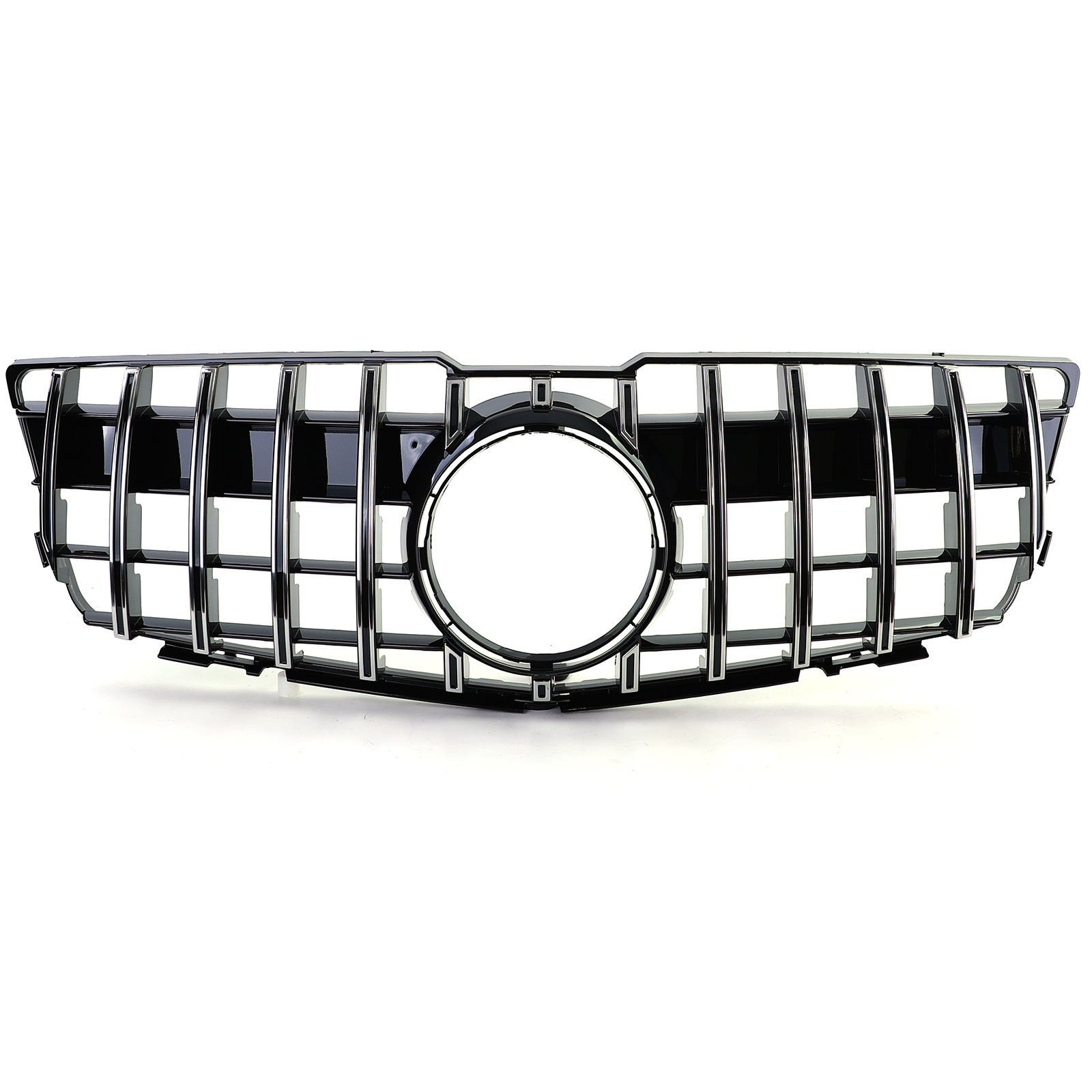 Autogrille - Mercedes GLK X204 08-12 - Zwart glans / chroom - Sport optiek