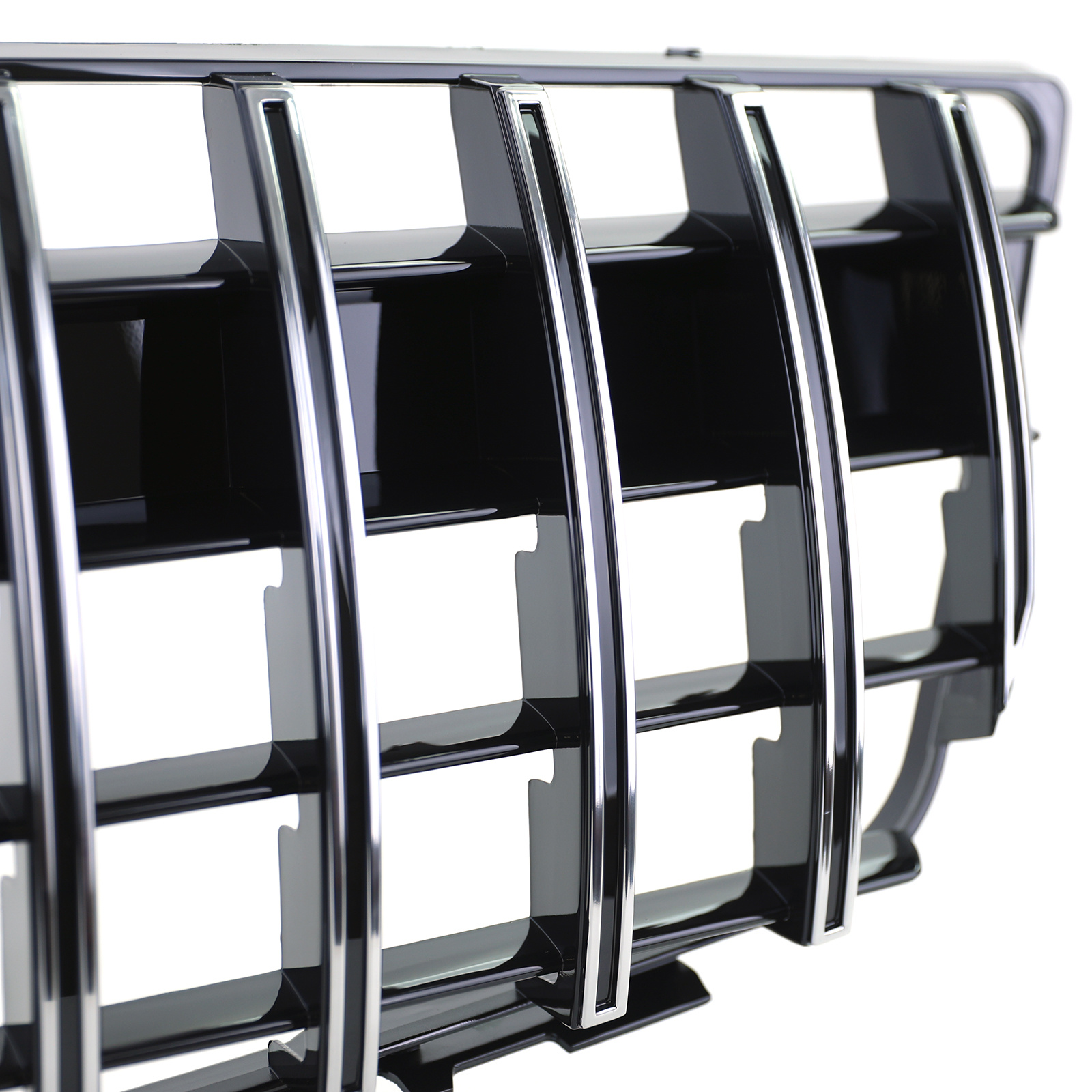 Autogrille geschikt voor Mercedes GLK X204 08-12 - Zwart glans / chroom - Sport optiek