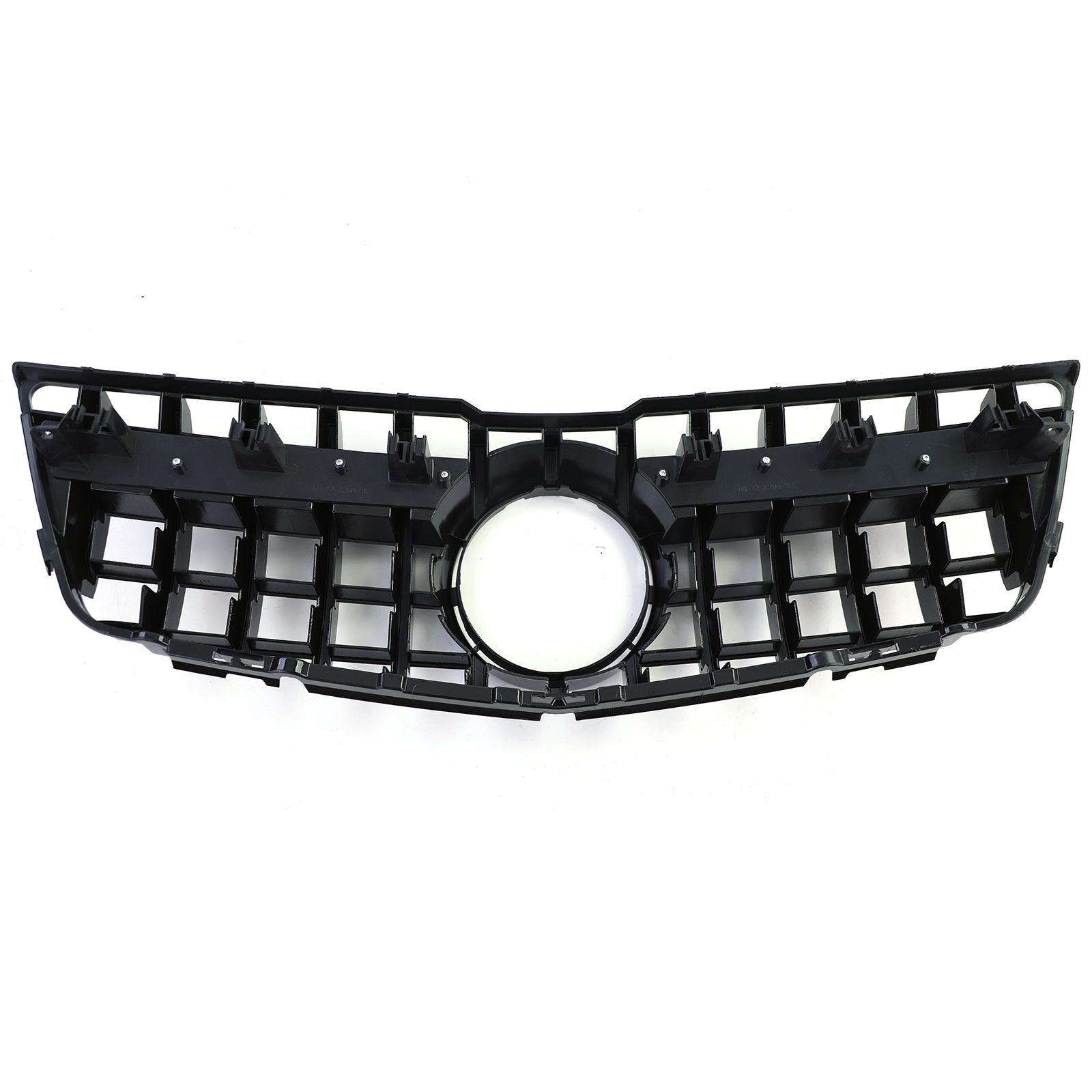 Autogrille geschikt voor Mercedes GLK X204 08-12 - Zwart glans / chroom - Sport optiek