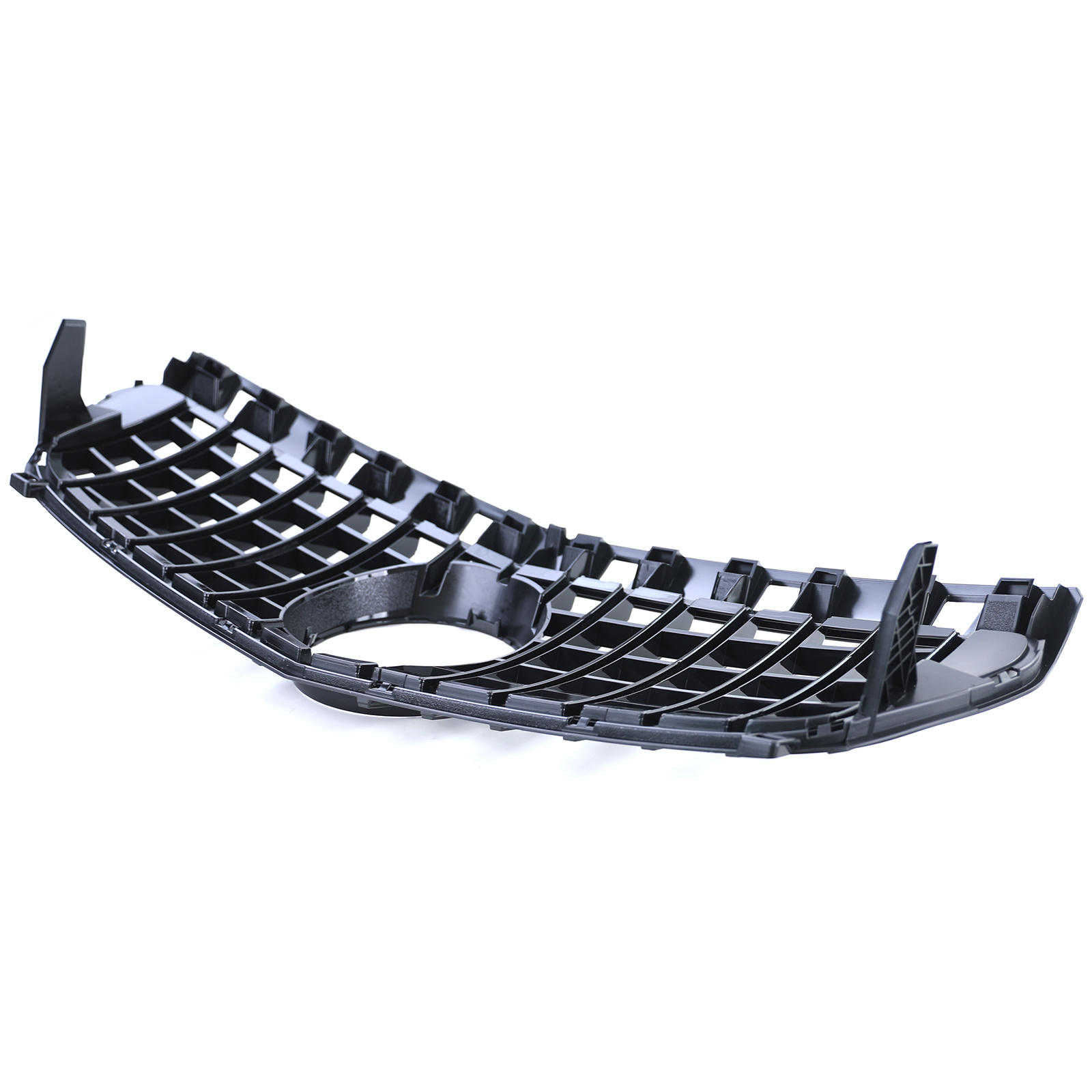 Autogrille - Mercedes A-klasse W176 12-15 - Sport optiek - Glans zwart/chroom