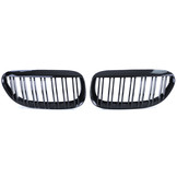 Autogrille geschikt voor BMW 6 Serie E63 E64 - Dubbele stang - Zwart glanzend