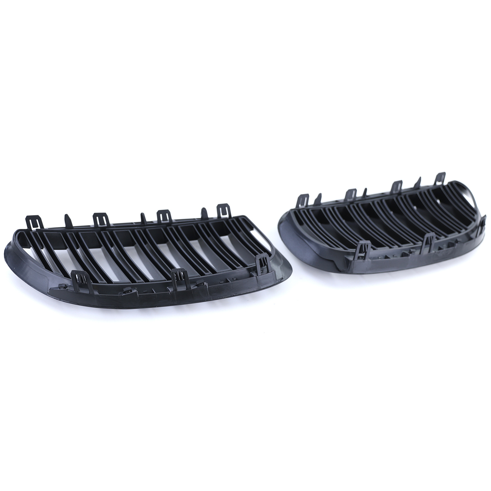 Autogrille - BMW 6 Serie E63 E64 - Dubbele stang - Zwart glanzend