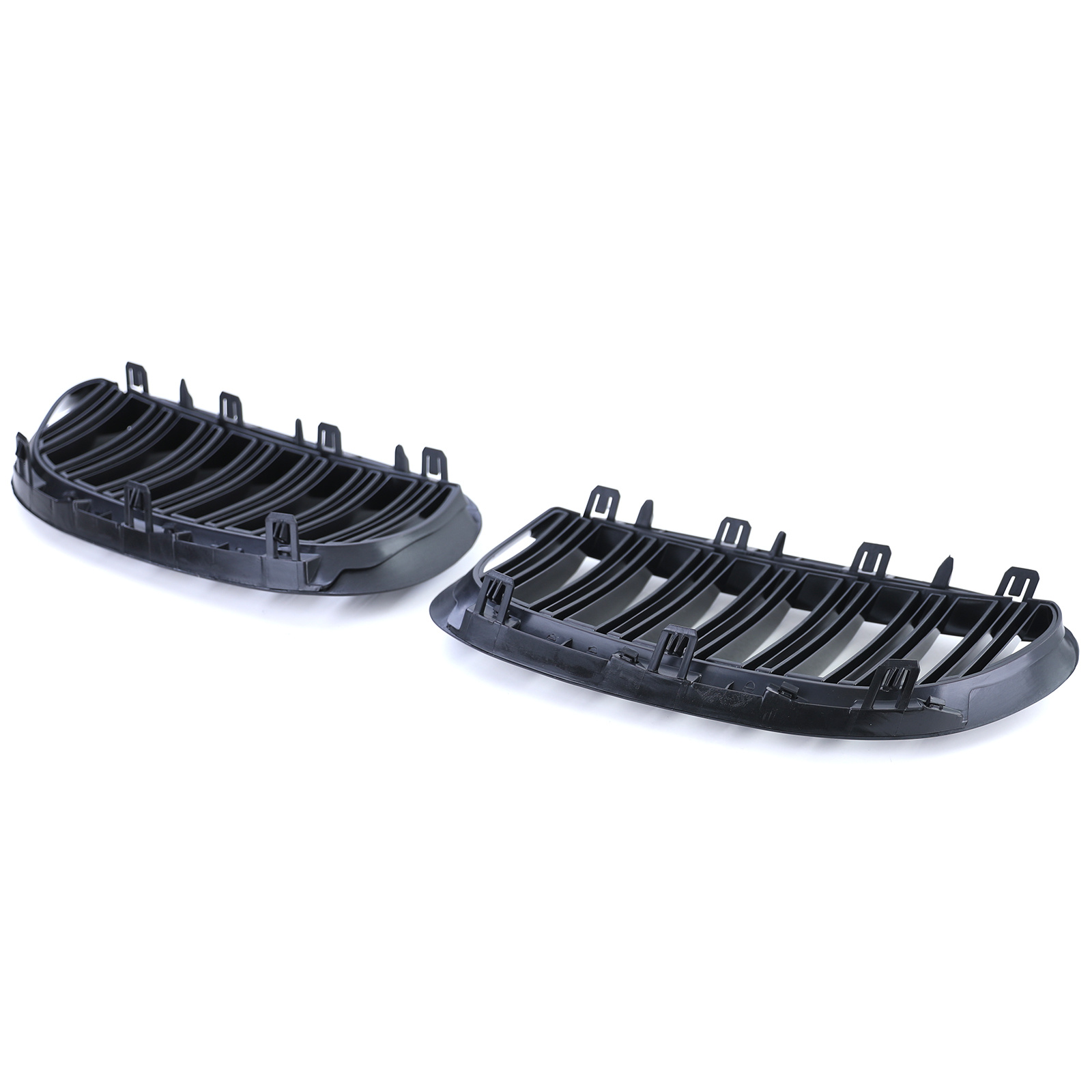 Autogrille - BMW 6 Serie E63 E64 - Dubbele stang - Zwart glanzend