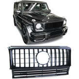 Sport Grill geschikt voor Mercedes G Klasse W463 90-18 - Zwart Glans - 3 ventilatieopeningen