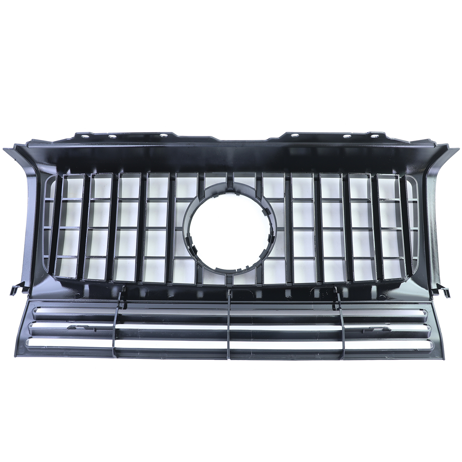 Sport Grill geschikt voor Mercedes G Klasse W463 90-18 - Zwart Glans - 3 ventilatieopeningen