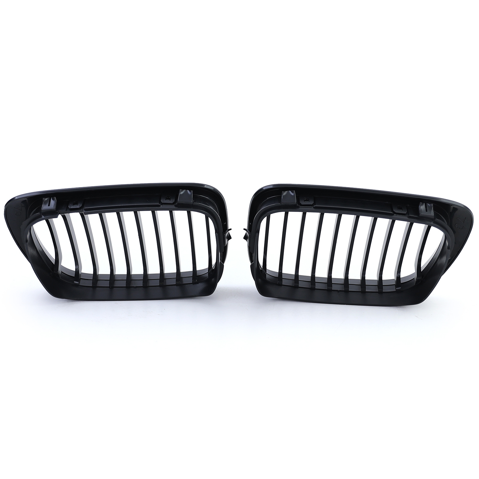 Sport Grill geschikt voor BMW 3 Serie E46 Coupe Cabrio 99-03 - 2-delig - Zwart glans