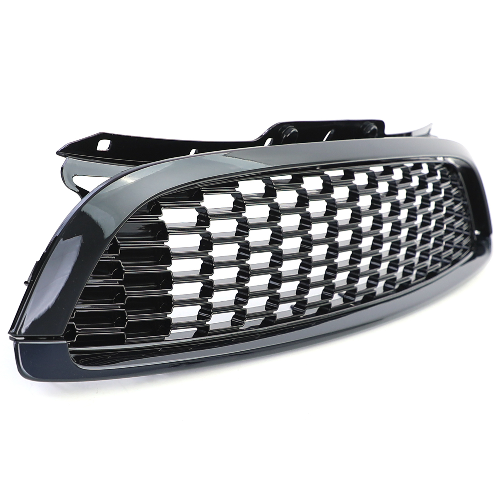 Autogrille - Mini Cooper R56 Cabrio R57 06-09 - 3-delig sport optiek - zwart glans
