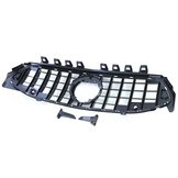 Autogrille geschikt voor Mercedes CLA X118 - PDC - Zwarte Glans