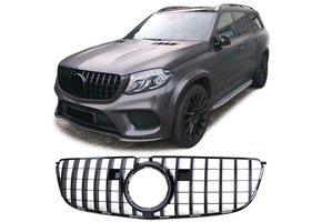 Autogrille - Mercedes GLS X166 15-19 - Zwart Glans - Sport Optiek