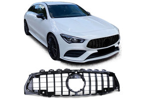 Autogrille - Mercedes CLA X118 - Sport optiek - Zwarte glans