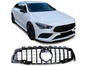 Autogrille - Mercedes CLA X118 - Sport optiek - Zwarte glans