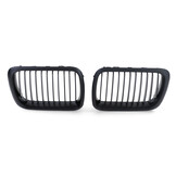 Sport Grill geschikt voor BMW 3 serie E36 Facelift vanaf 96 - 2 delen - PERFORMANCE ZWART MAT