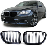 Grill Nieren geschikt voor BMW 5 Serie GT F07 - Sportieve look - Prestatieglans