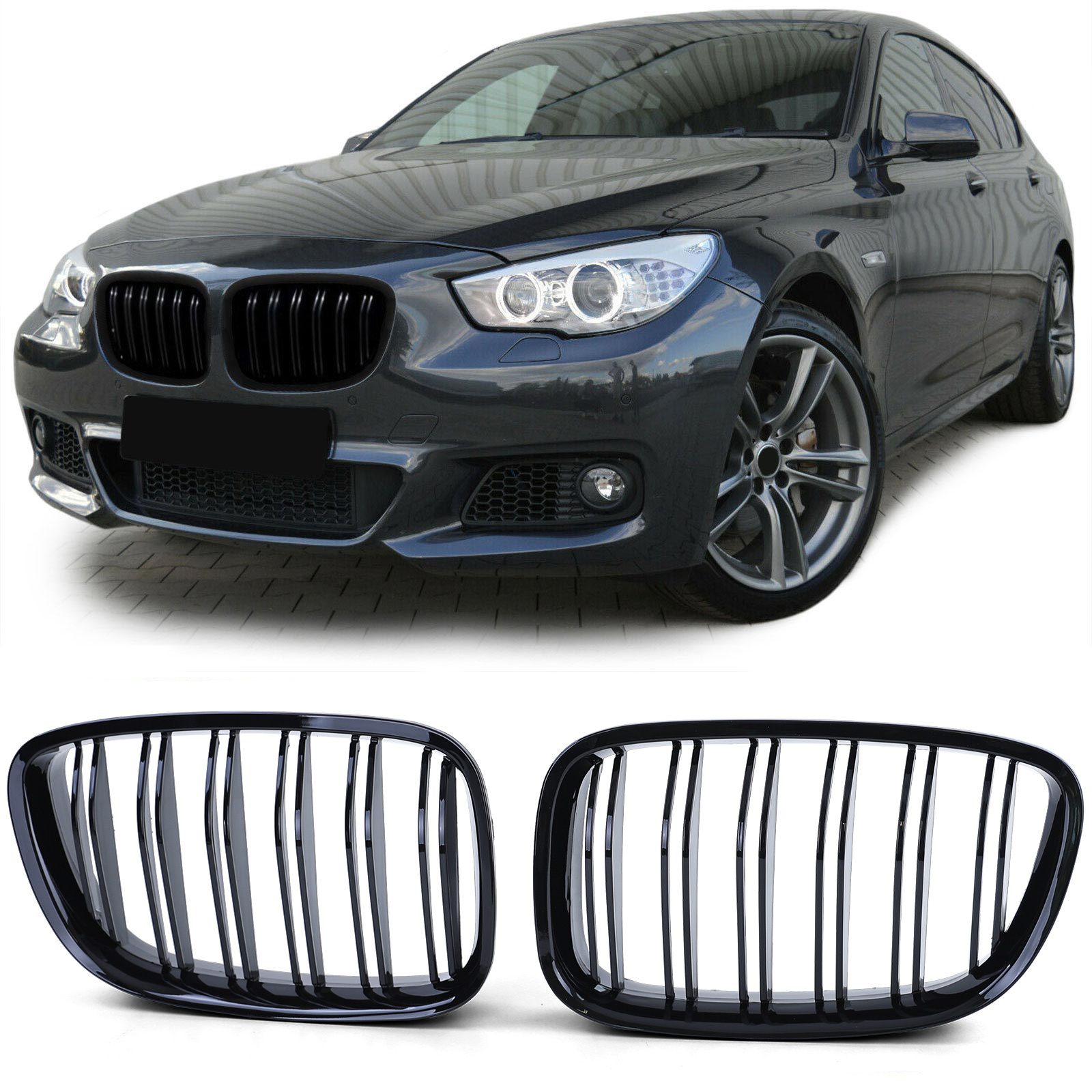 Grill Nieren - BMW 5 Serie GT F07 - Sportieve look - Prestatieglans