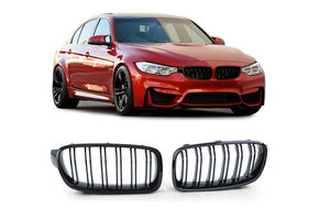 Grill geschikt voor BMW F30 F31 11-19 - zwarte glans - sportief
