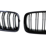 Grill geschikt voor BMW F30 F31 11-19 - zwarte glans - sportief