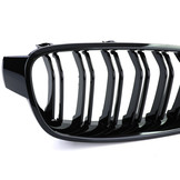 Grill geschikt voor BMW F30 F31 11-19 - zwarte glans - sportief
