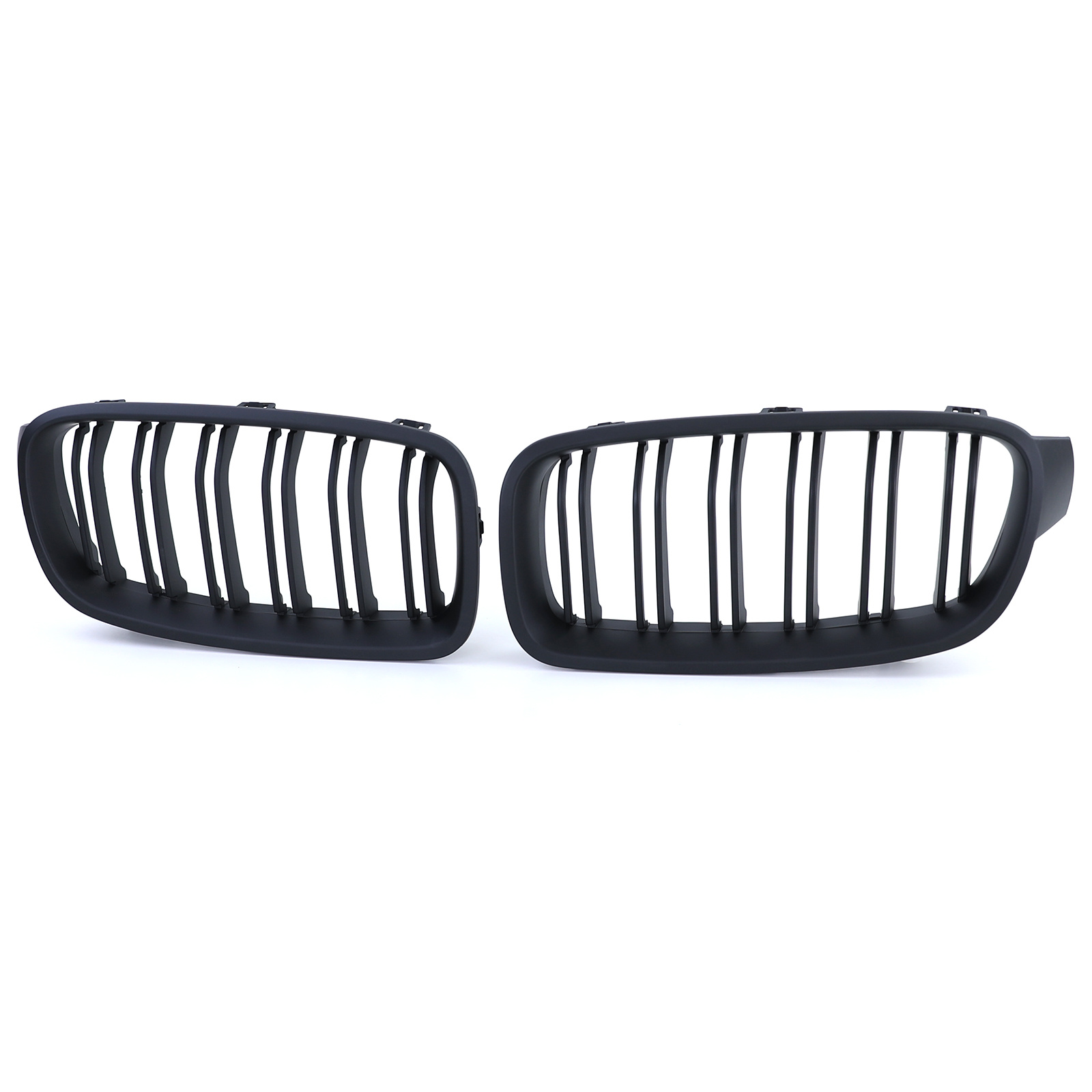 Grill nieren - BMW 3 Serie F30 F31 11-19 - Sportradiatorrooster dubbele stang - PERFORMANCE ZWART MAT