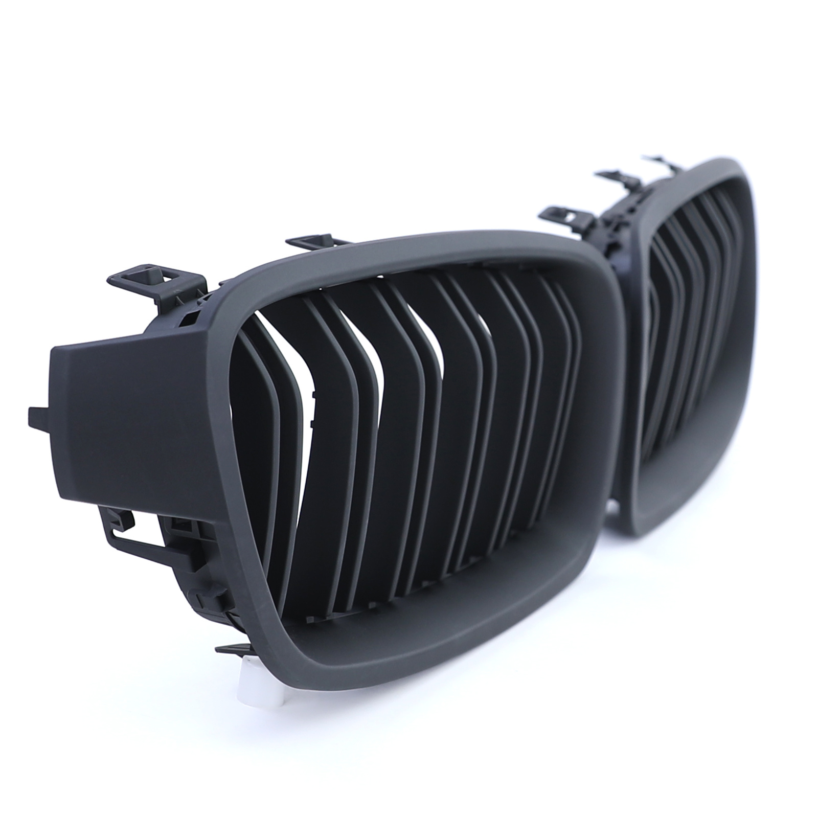 Grill nieren - BMW 3 Serie F30 F31 11-19 - Sportradiatorrooster dubbele stang - PERFORMANCE ZWART MAT