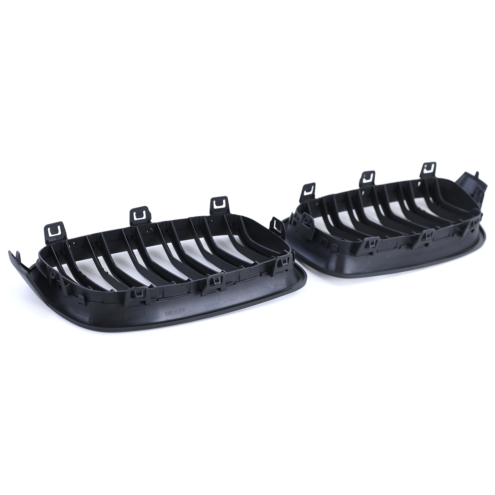 Grill nieren - geschikt voor BMW 3 Serie F30 F31 11-19 - Sportradiatorrooster dubbele stang - PERFORMANCE ZWART MAT