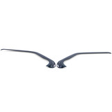 Zijwindschermen geschikt voor VW T4 Bus Transporter - Zwarte Rook - Regen-/winddeflector