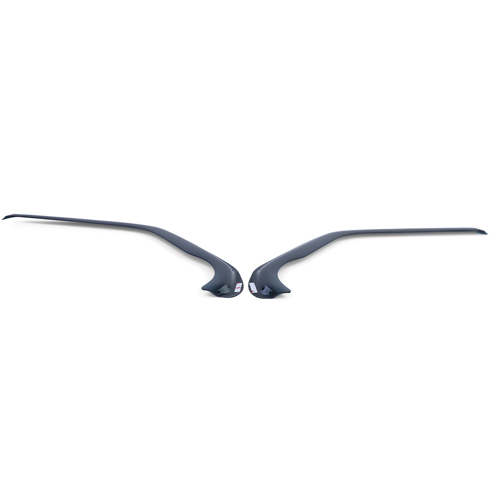 Zijwindschermen geschikt voor VW T4 Bus Transporter - Zwarte Rook - Regen-/winddeflector