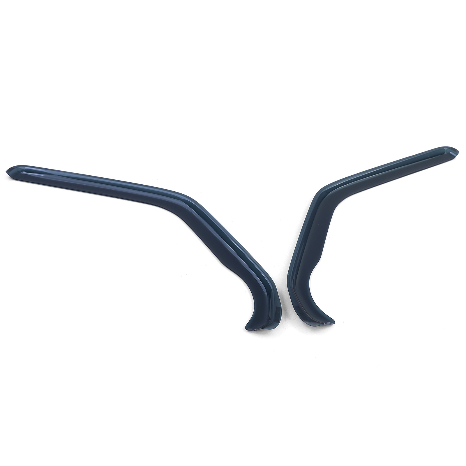 Zijwindschermen geschikt voor VW T4 Bus Transporter - Zwarte Rook - Regen-/winddeflector