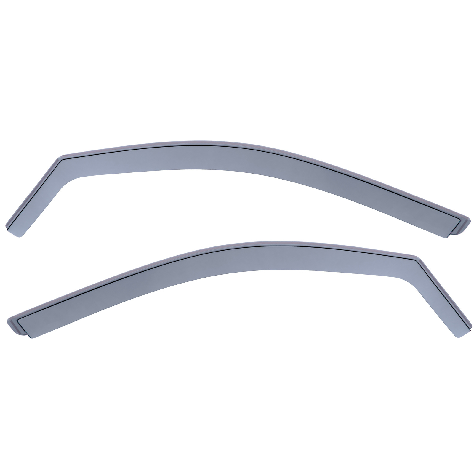 Zijwindschermen geschikt voor VW T-Cross C1 - Zwarte rook - 100% passend