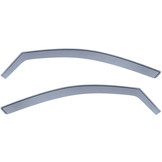 Zijwindschermen geschikt voor Audi A4 8K B8 07-15 - Regen-/winddeflector - Zwarte rook