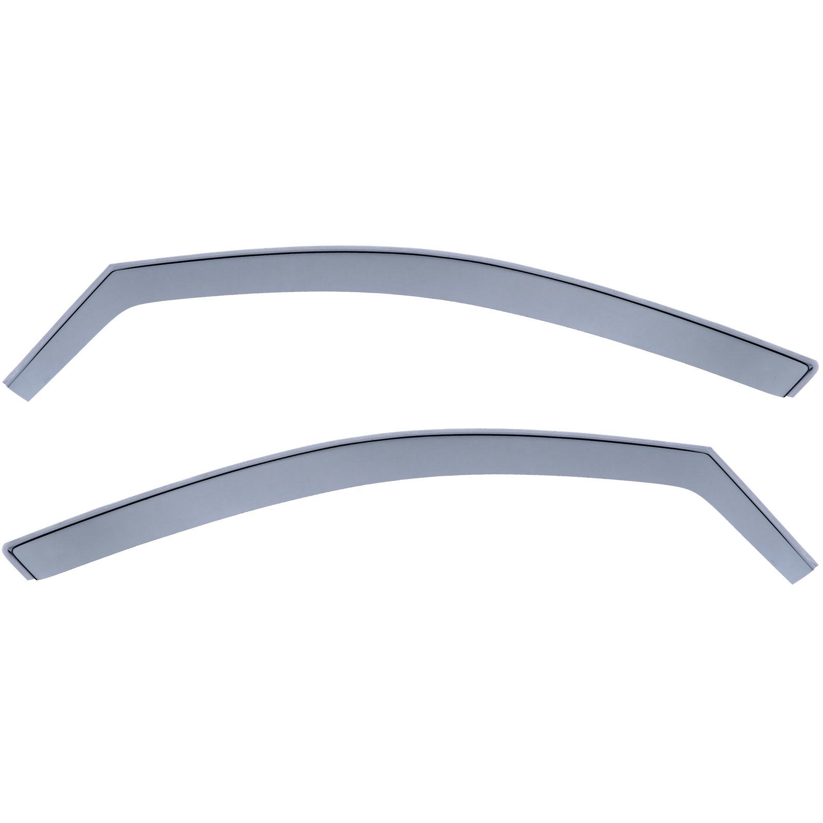 Zijwindschermen geschikt voor Audi A4 8K B8 07-15 - Regen-/winddeflector - Zwarte rook