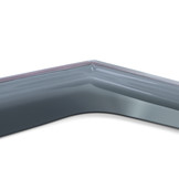 Zijwindschermen geschikt voor Audi A4 8K B8 07-15 - Regen-/winddeflector - Zwarte rook