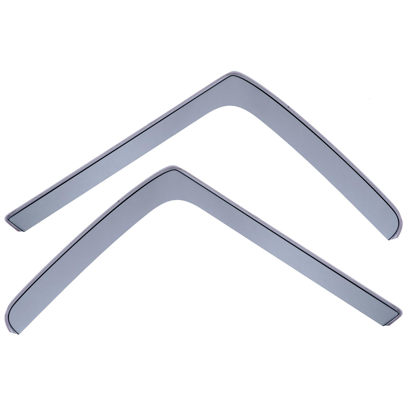 Zijwindschermen geschikt voor Mercedes Sprinter W907 vanaf 18 - Regen-/winddeflector - Zwarte rook