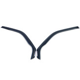 Zijwindschermen - VW Bus T5 T6 - Black Smoke - Verduisterd en doorzichtig