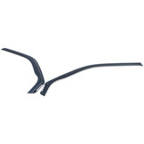 Zijwindschermen geschikt voor VW Bus T5 T6 - Black Smoke - Verduisterd en doorzichtig